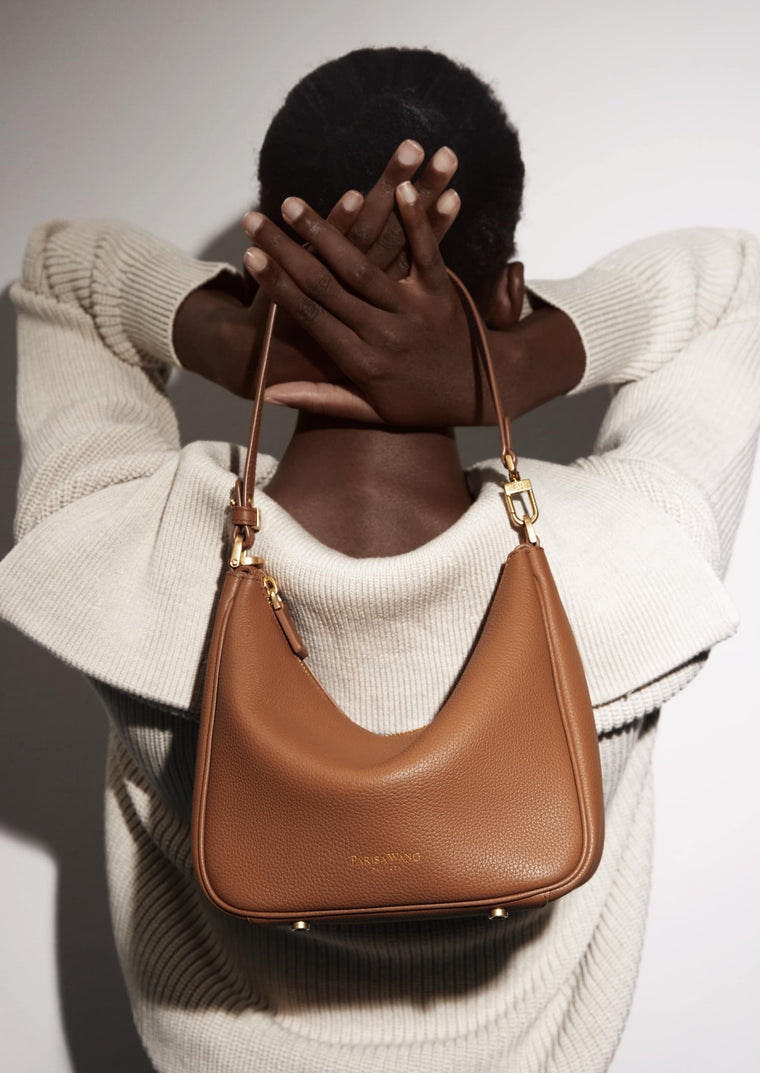 Sophie Soft Shoulder Bag — Brown