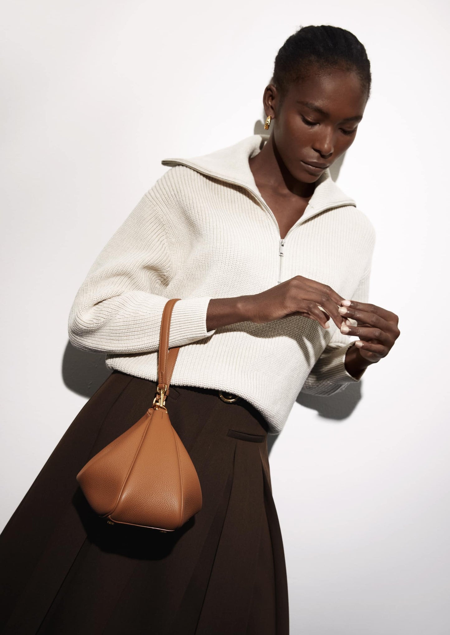 Weiche Baguette-Tasche Sophie