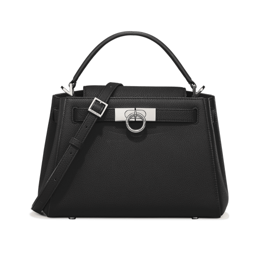 Madison Top Handle Bag - Pebbled