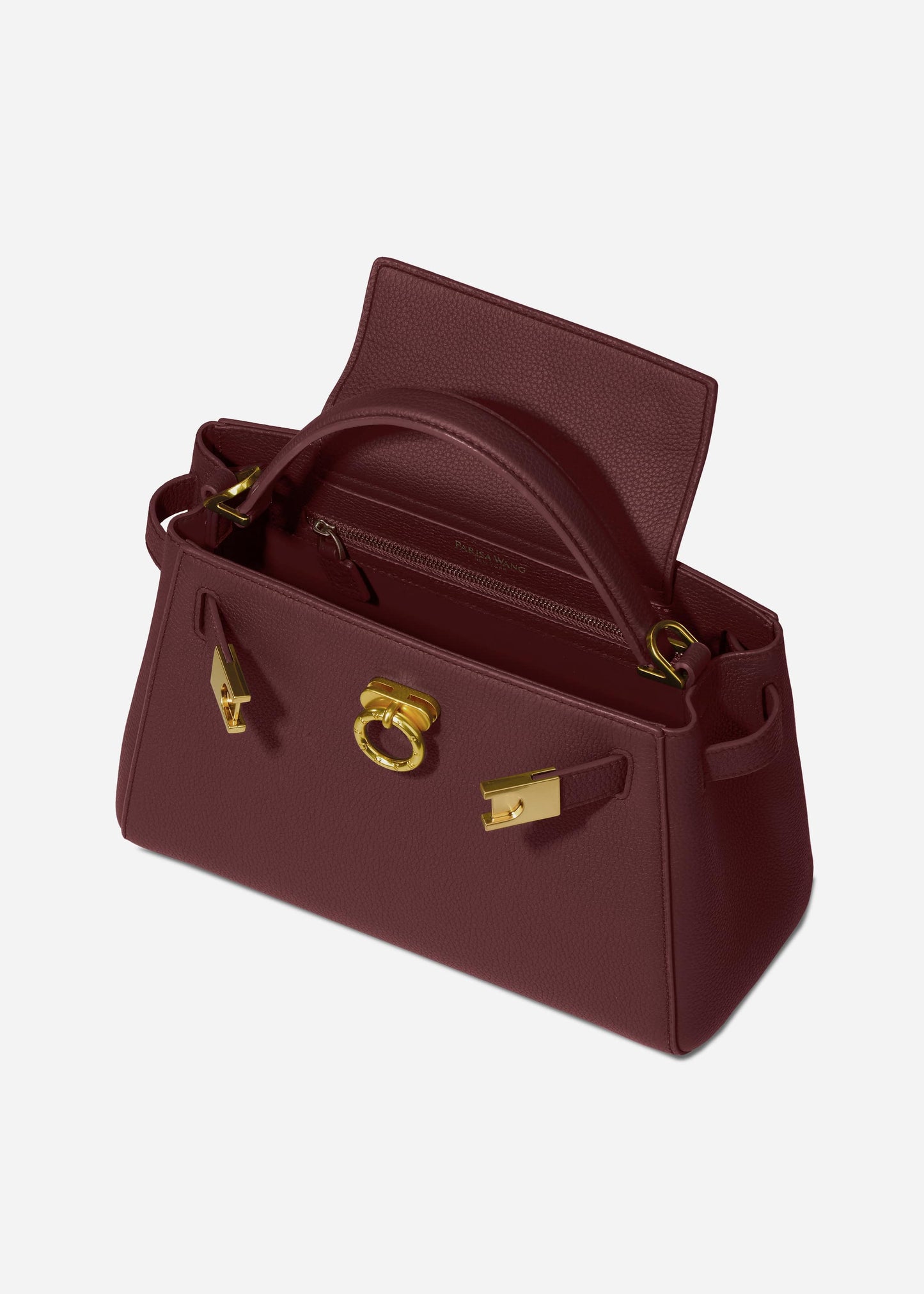 Madison Tasche mit Griff oben - genarbt 