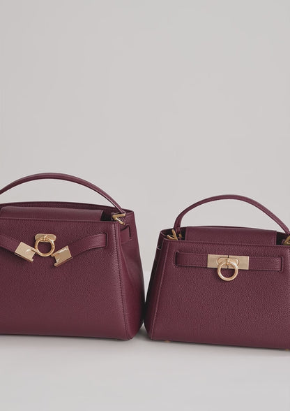 Madison Micro-Tasche mit Griff oben - genarbt 