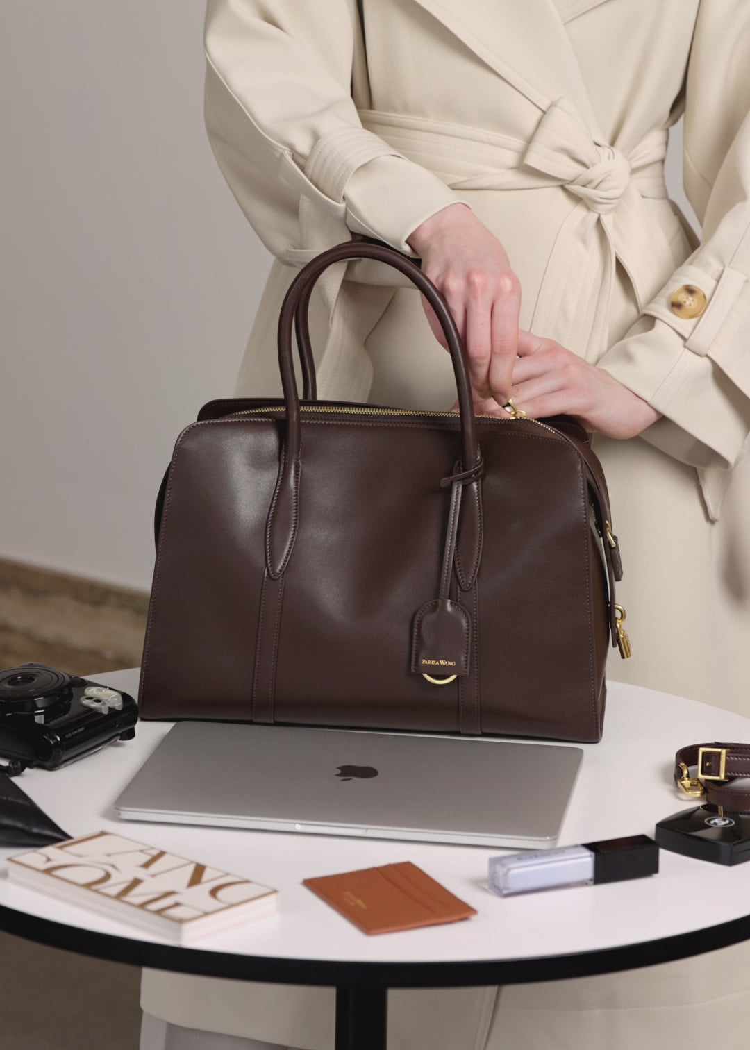 Gabrielle 35 Soft Top Handle Bag Pre-order – Parisa Wang New York