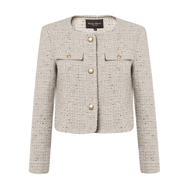 Soho Grey Tweed Jacket – Parisa Wang New York Soho Grey Tweed Jacket – Parisa Wang New York