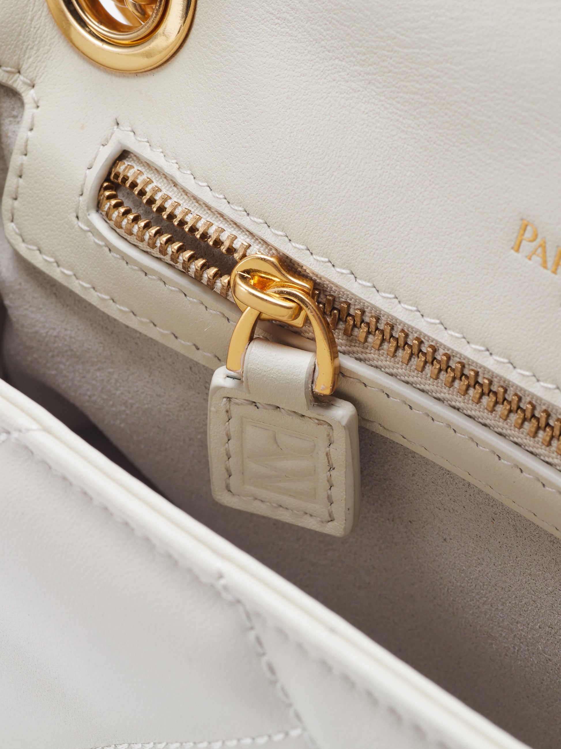 Unlocked Pillow Bag in Cream | Parisa Wang