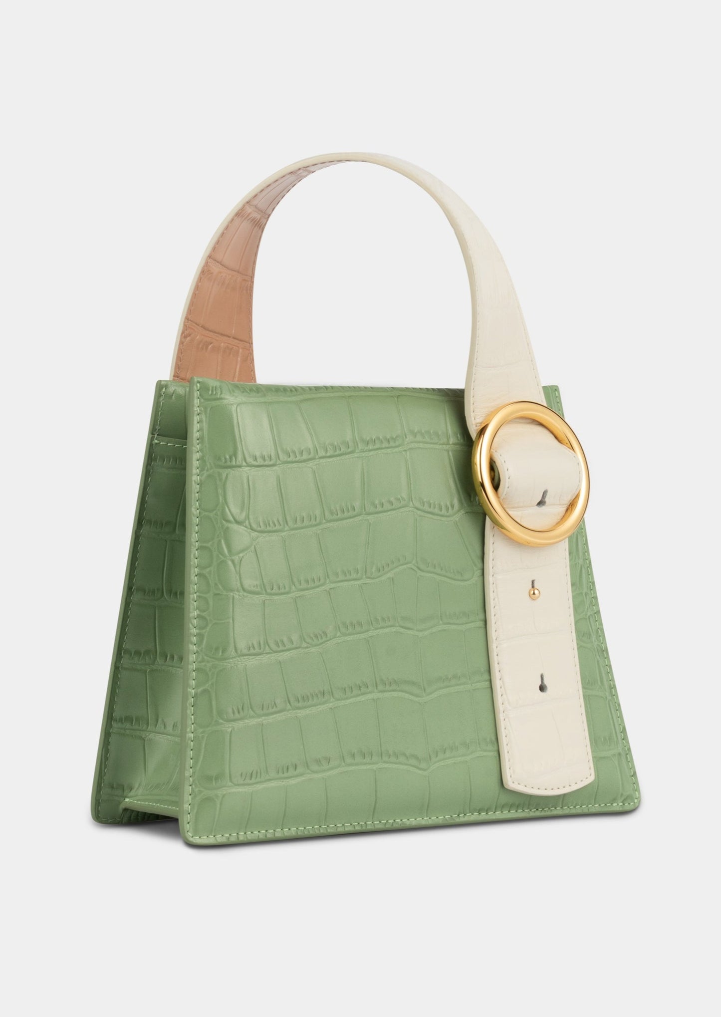 Enchanted Top Handle Bag in Sage | Parisa Wang 