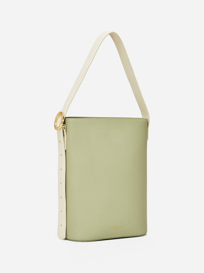 Allured Tote Bag in Matcha Eggnog | Parisa Wang