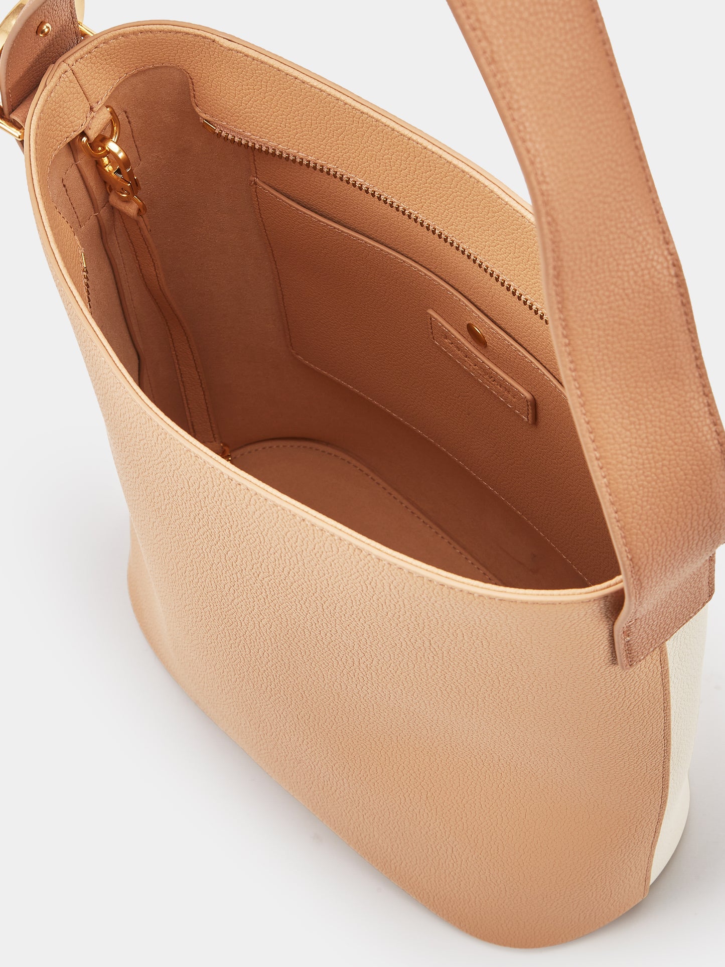 Allured Tote Bag in Peach Cream | Parisa Wang 