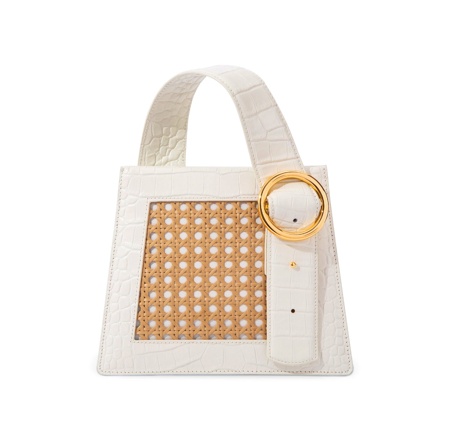 Enchanted Top Handle Bag in Bamboo Cream | Parisa Wang