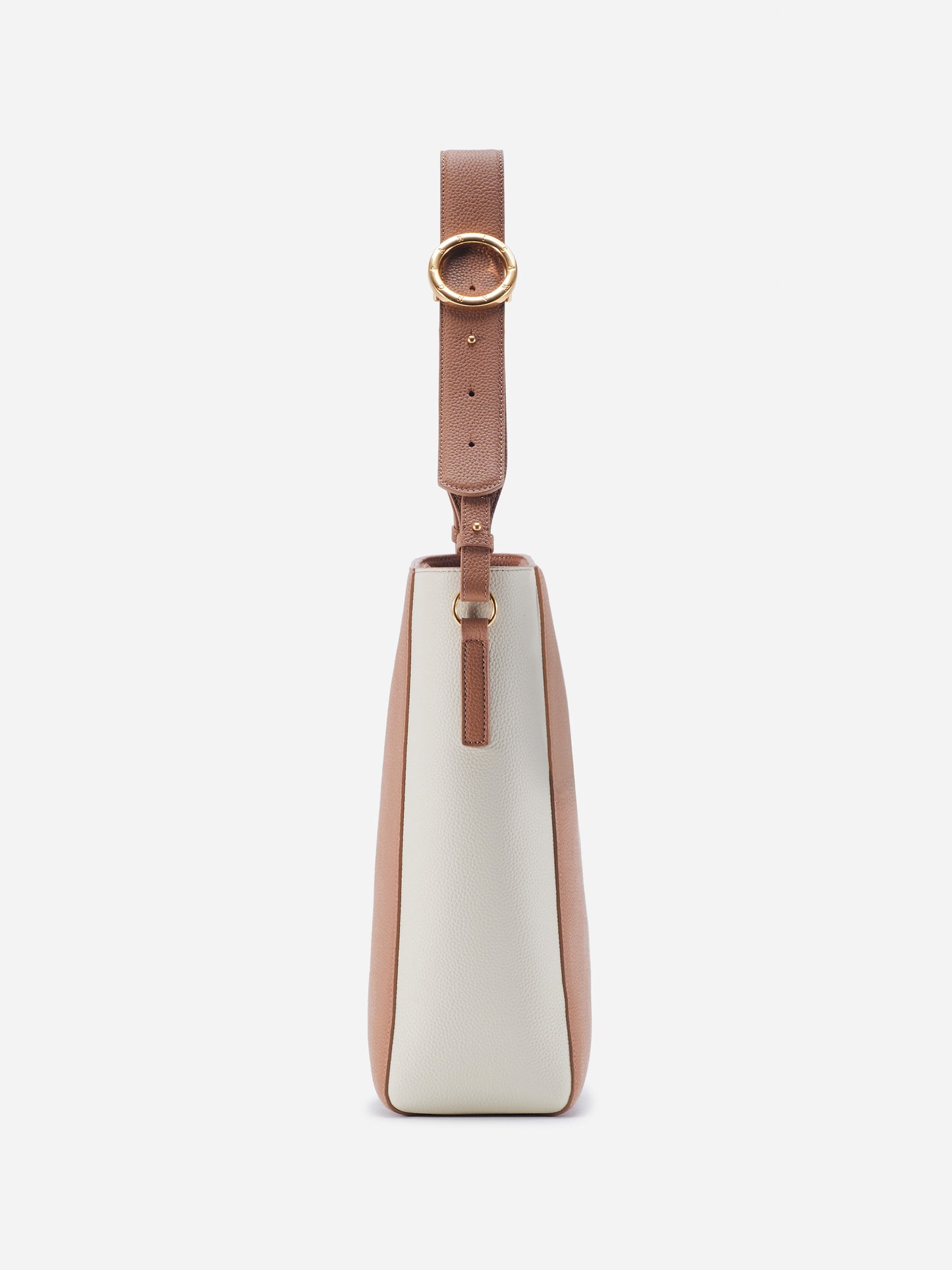 Allured Medium Tote Bag in Cappuccino Cream | Parisa Wang