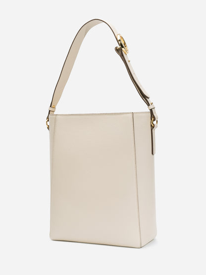 Allured Medium Tote Bag in Cream | Parisa Wang 