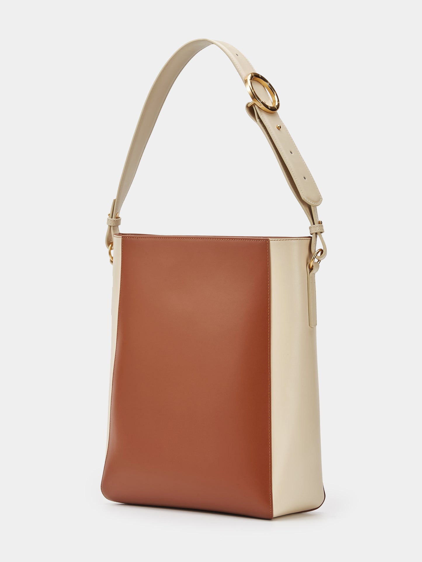 Allured Medium Tote Bag in Brown | Parisa Wang