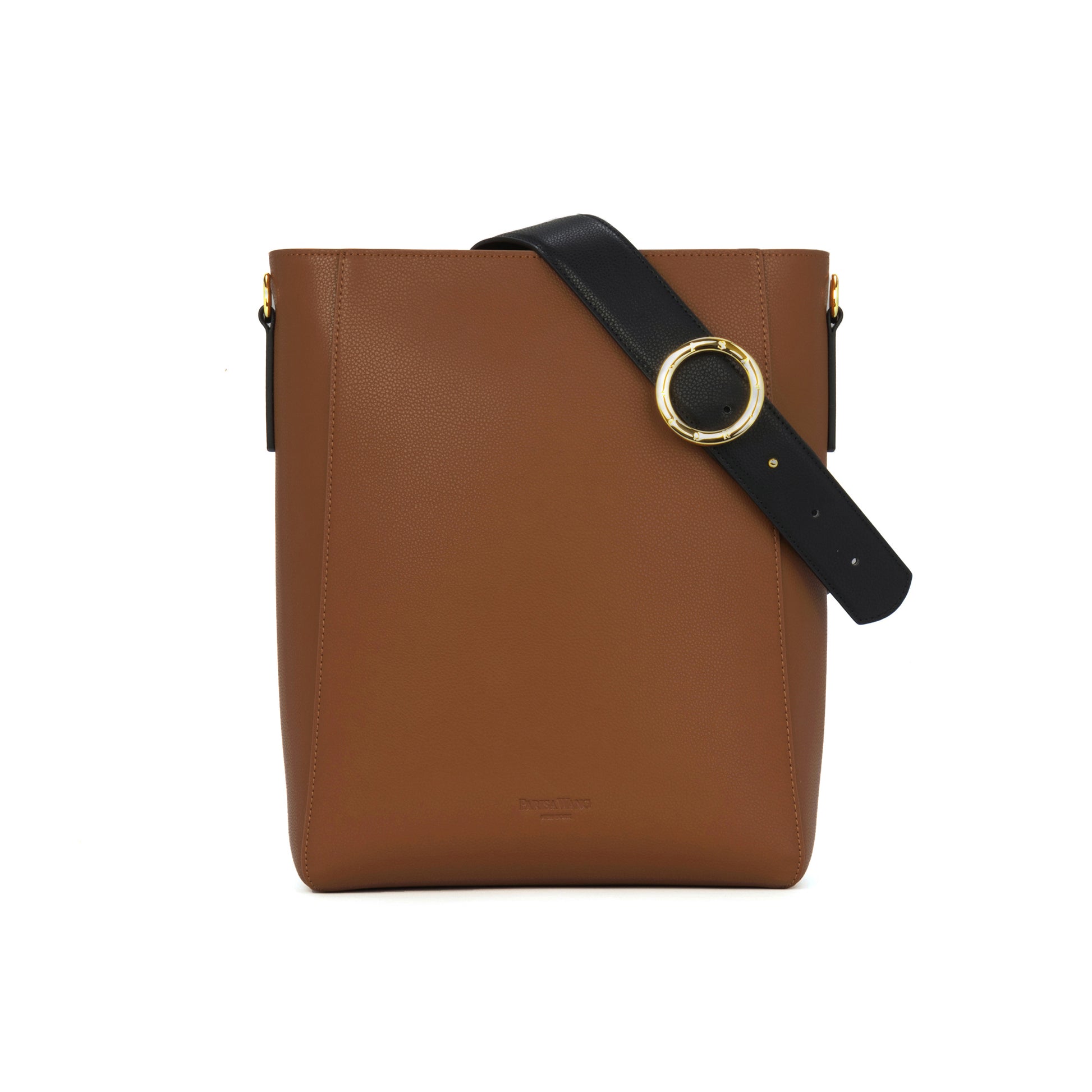 Togo Leather Key Pouch - 13 Colors Khaki Brown