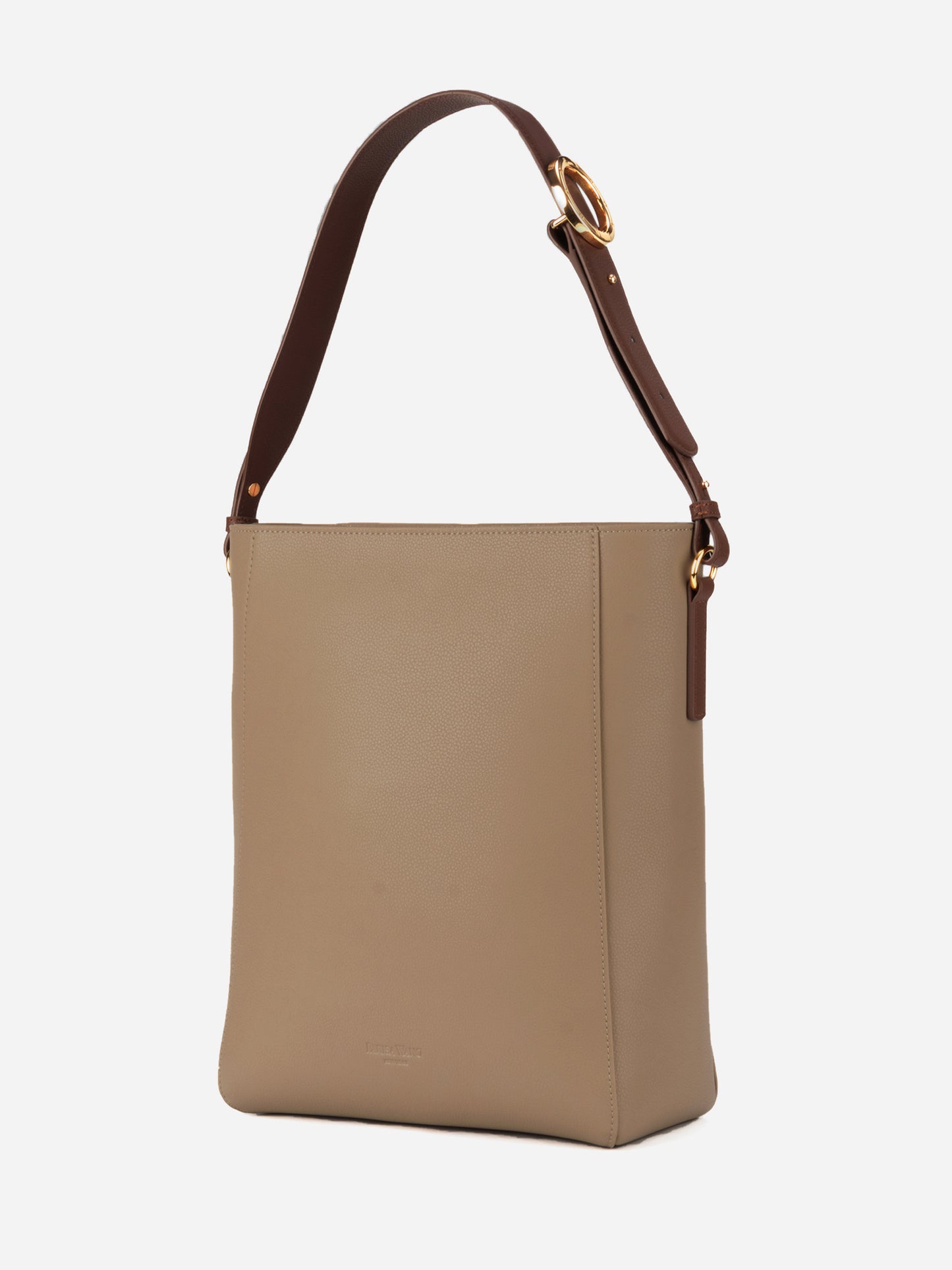 Allured Medium Tote Bag in Taupe Brown | Parisa Wang 