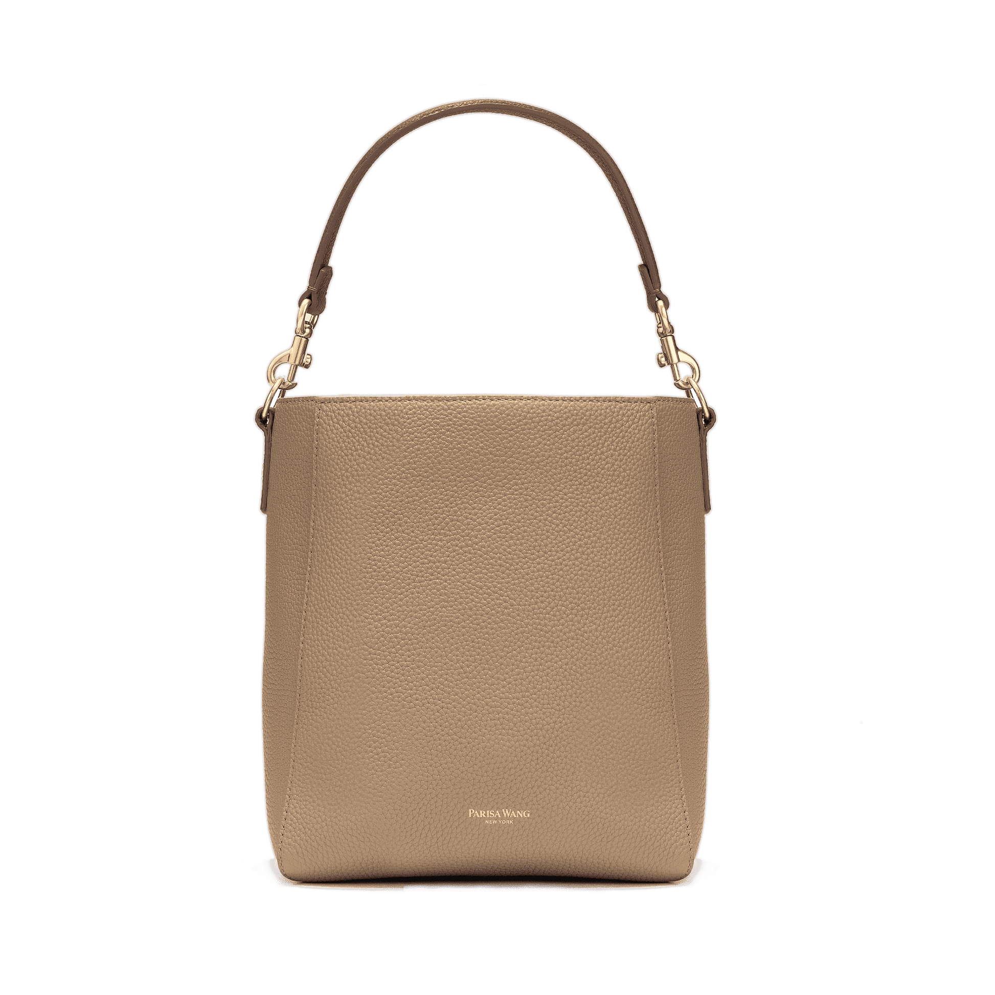 Womens Lana Nano Bucket Bag - Leather Mini Bucket Bag Tan