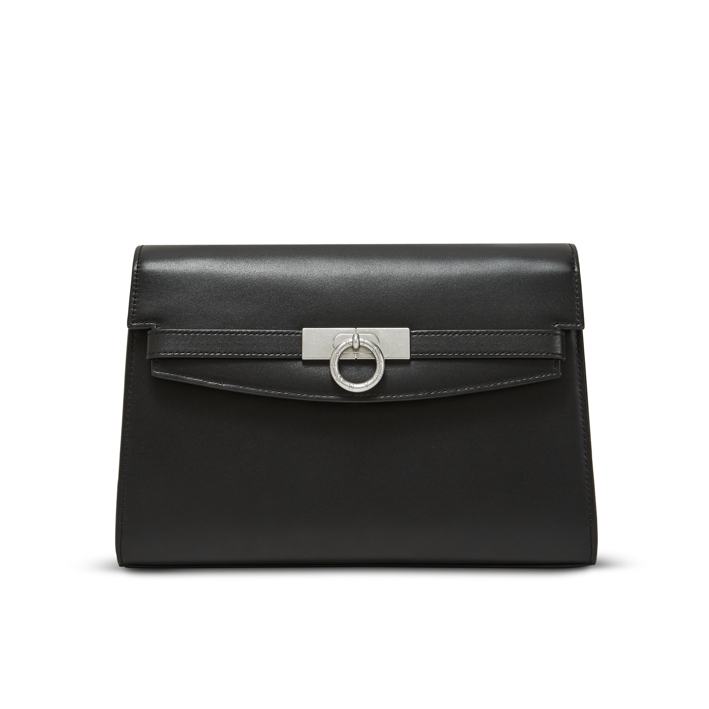 Unlocked Small Shoulder Bag in Black | Parisa Wang