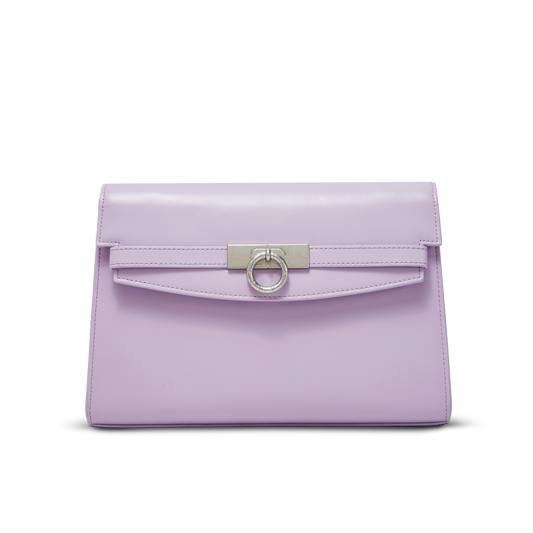 Unlocked Small Shoulder Bag in Lavender | Parisa Wang