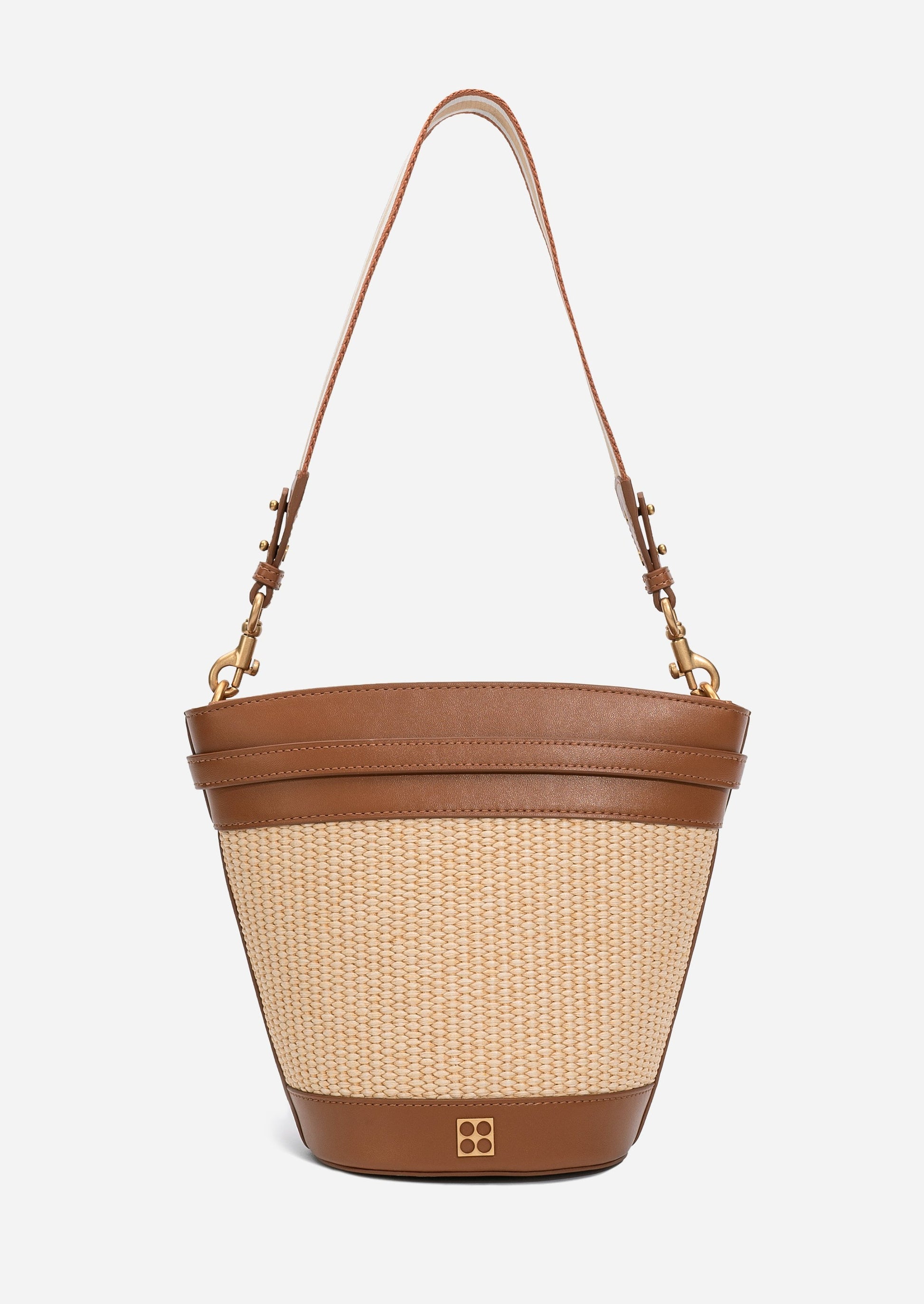 Unlocked Bucket Bag in Brown | Parisa Wang