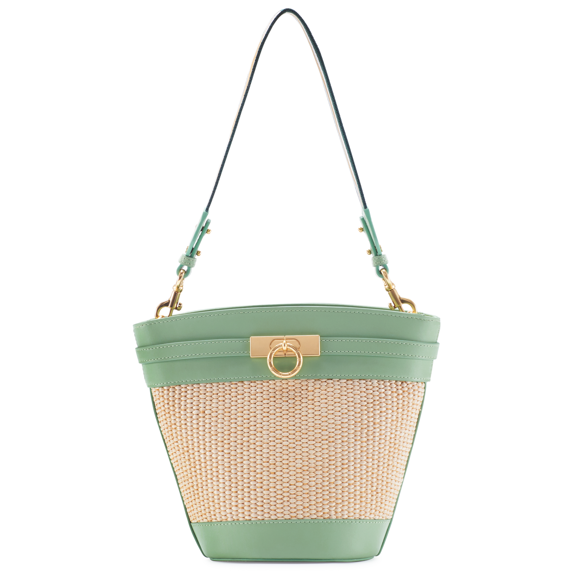 Rose medium top 2025 handle basket bag