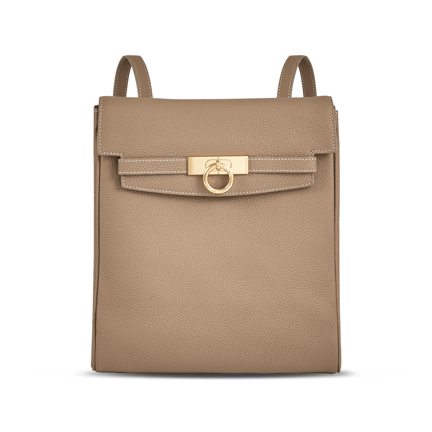 Unlocked Backpack in Taupe | Parisa Wang 
