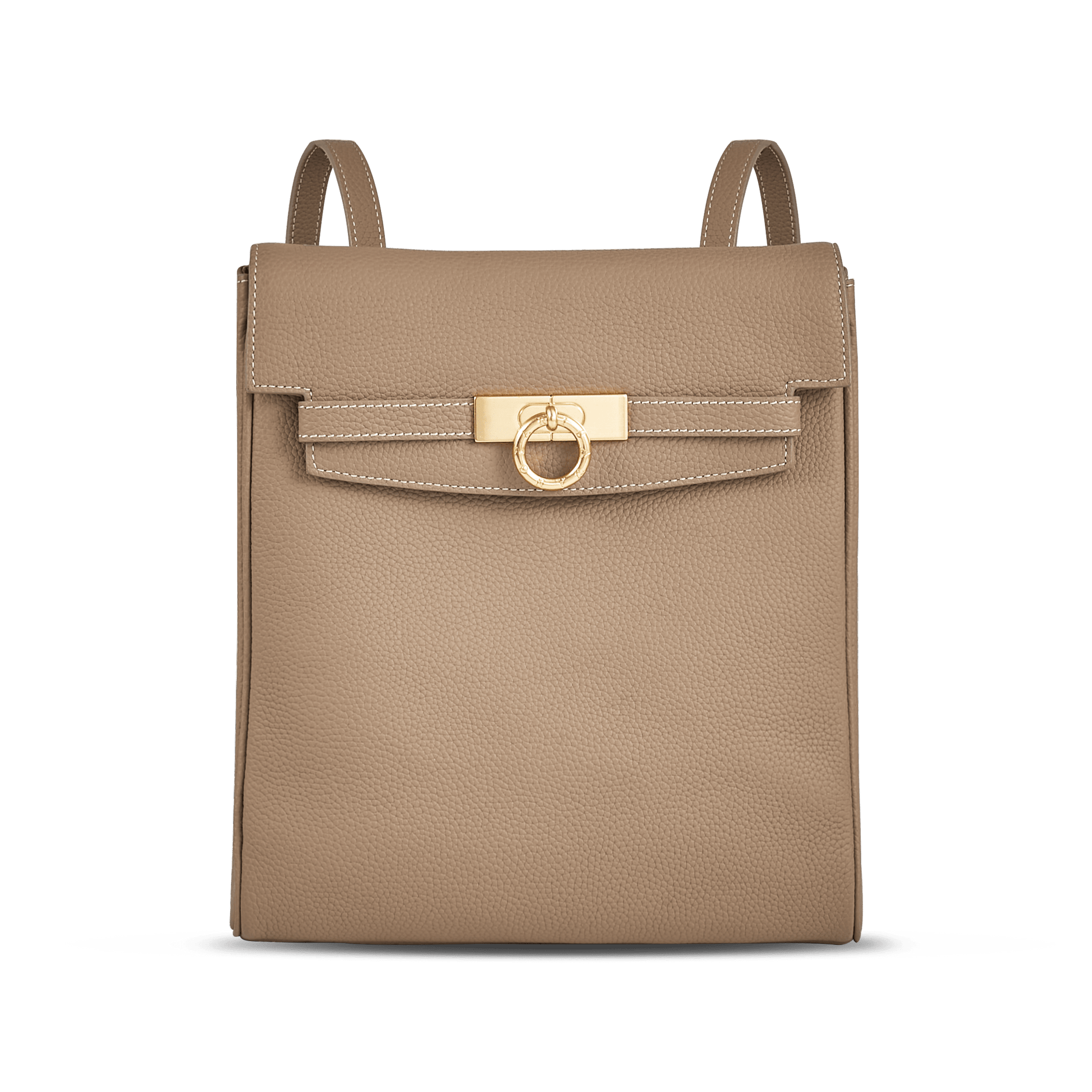 Unlocked Backpack in Taupe | Parisa Wang 