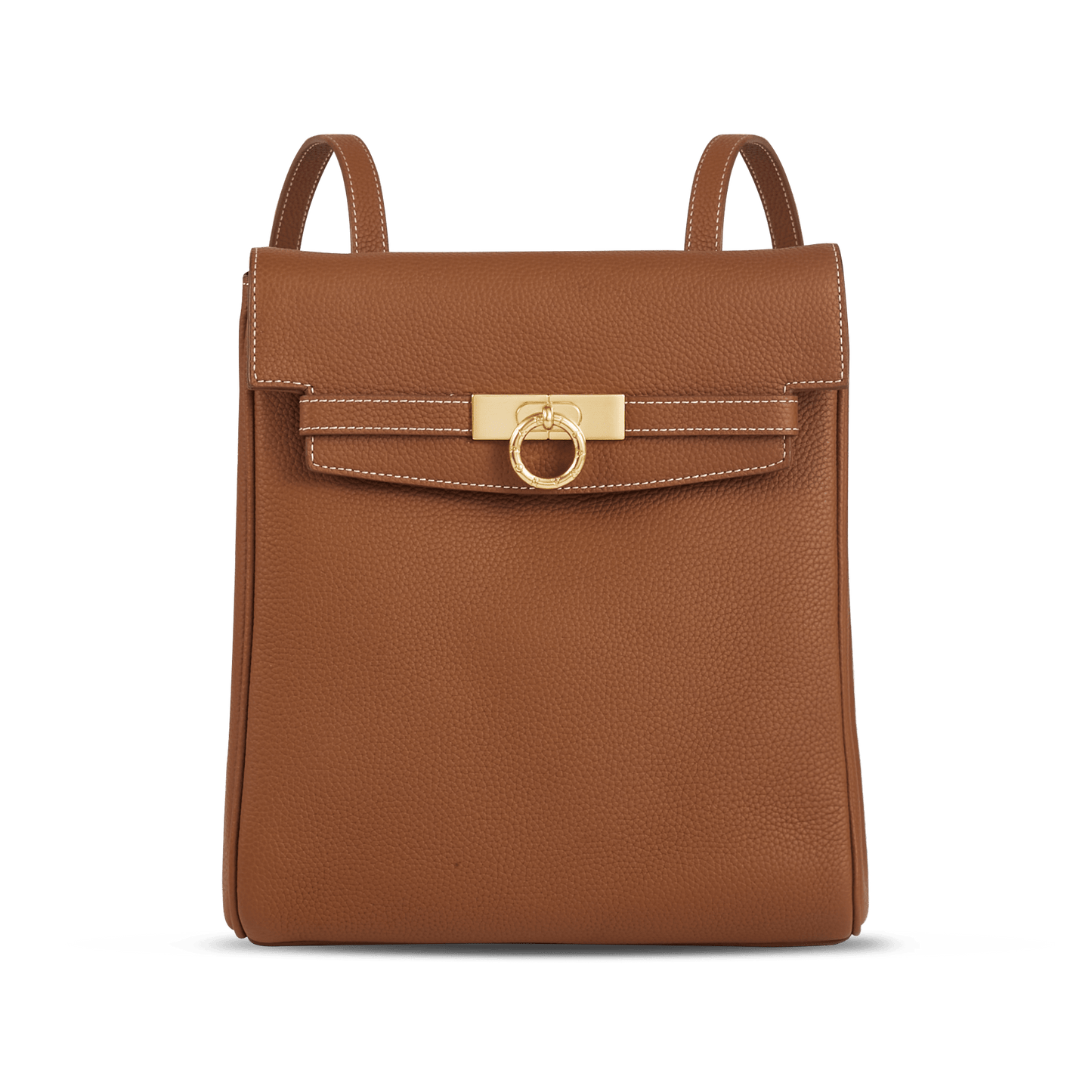 Unlocked Backpack in Brown | Parisa Wang