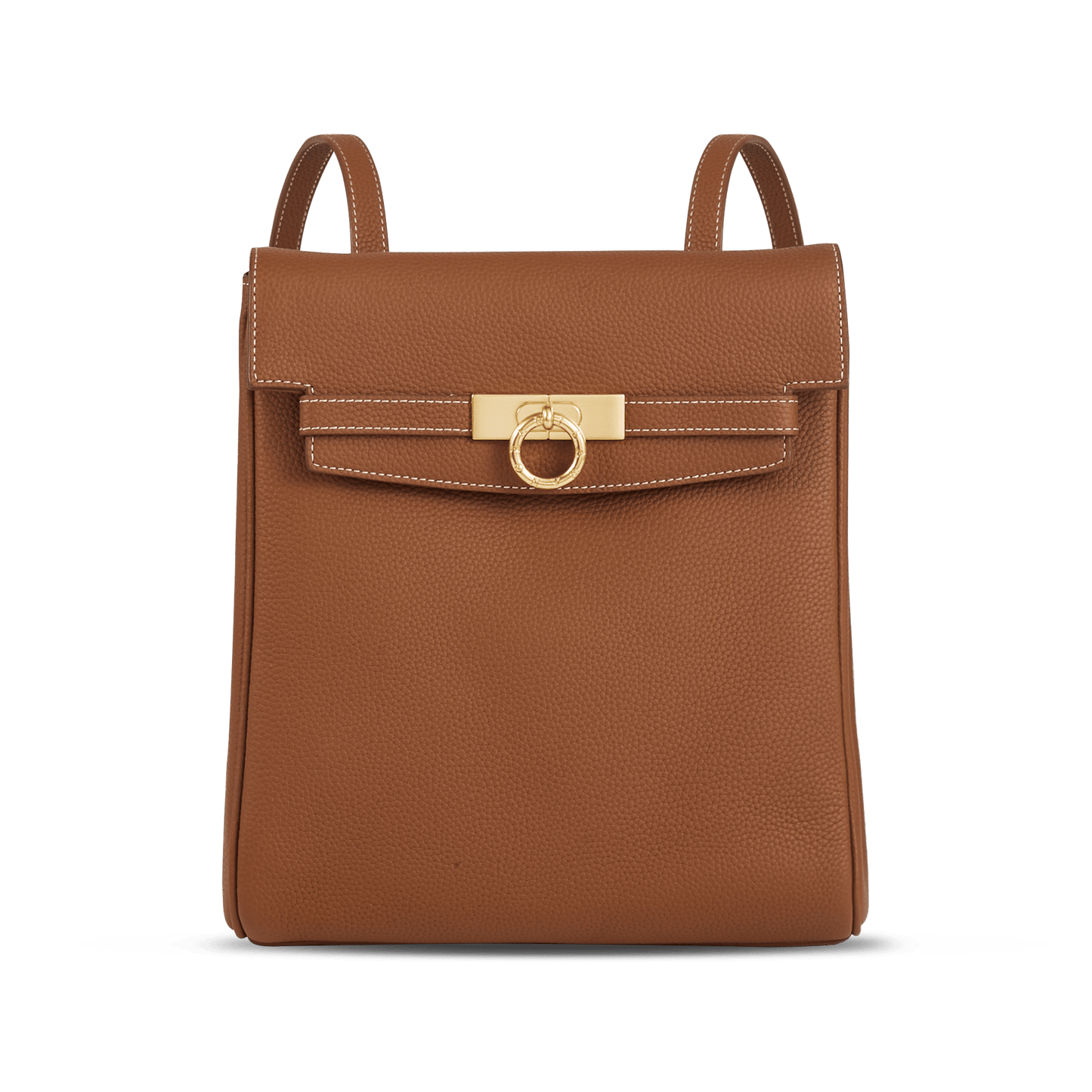 Unlocked Backpack in Brown | Parisa Wang