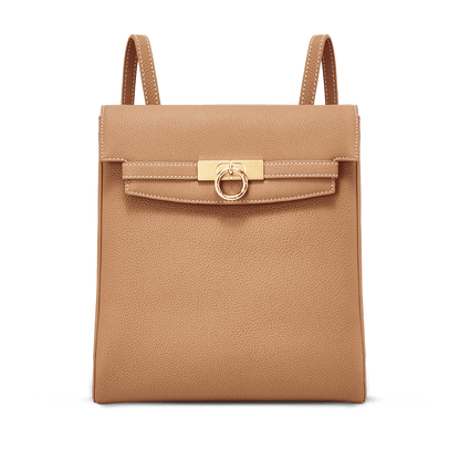 Unlocked Backpack in Cappuccino | Parisa Wang
