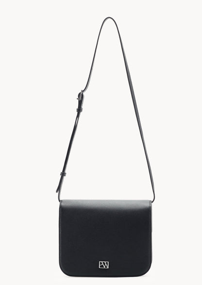 Unlocked Box Flap Bag in Black | Parisa Wang 