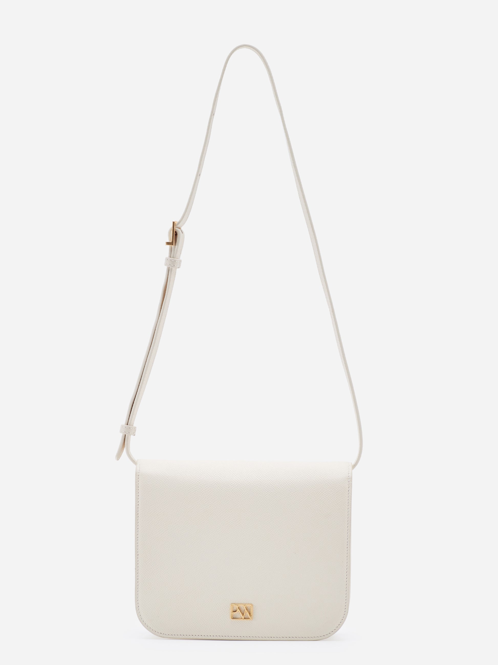 Unlocked Box Flap Bag in Cream | Parisa Wang 
