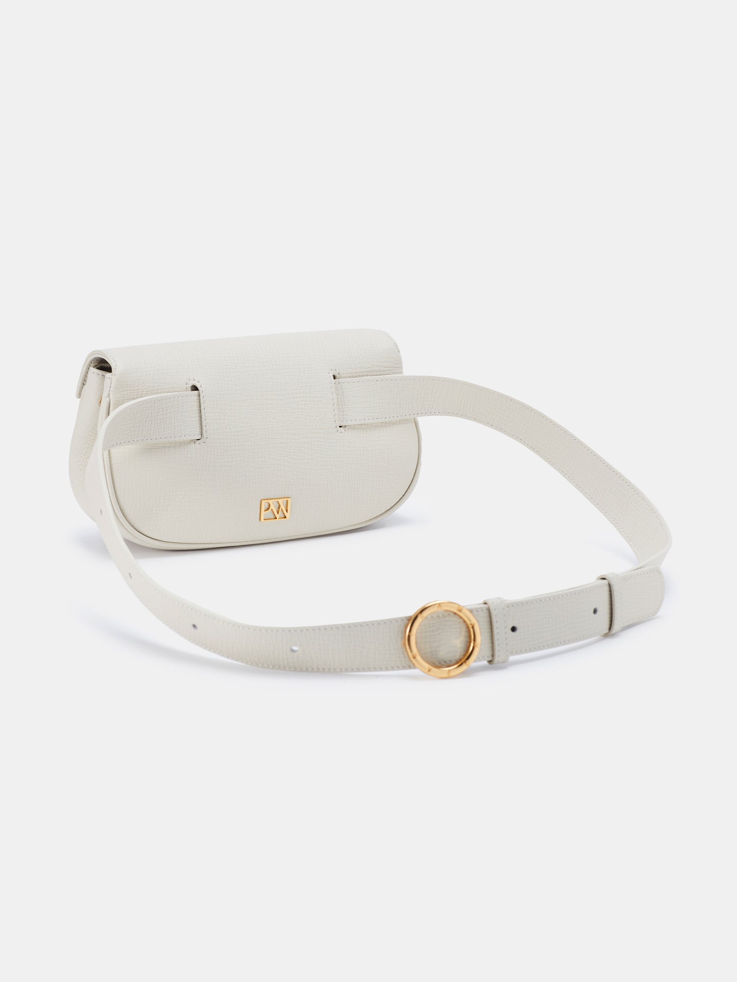Unlocked Belt Bag in Cream | Parisa Wang