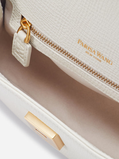 Unlocked Belt Bag in Cream | Parisa Wang