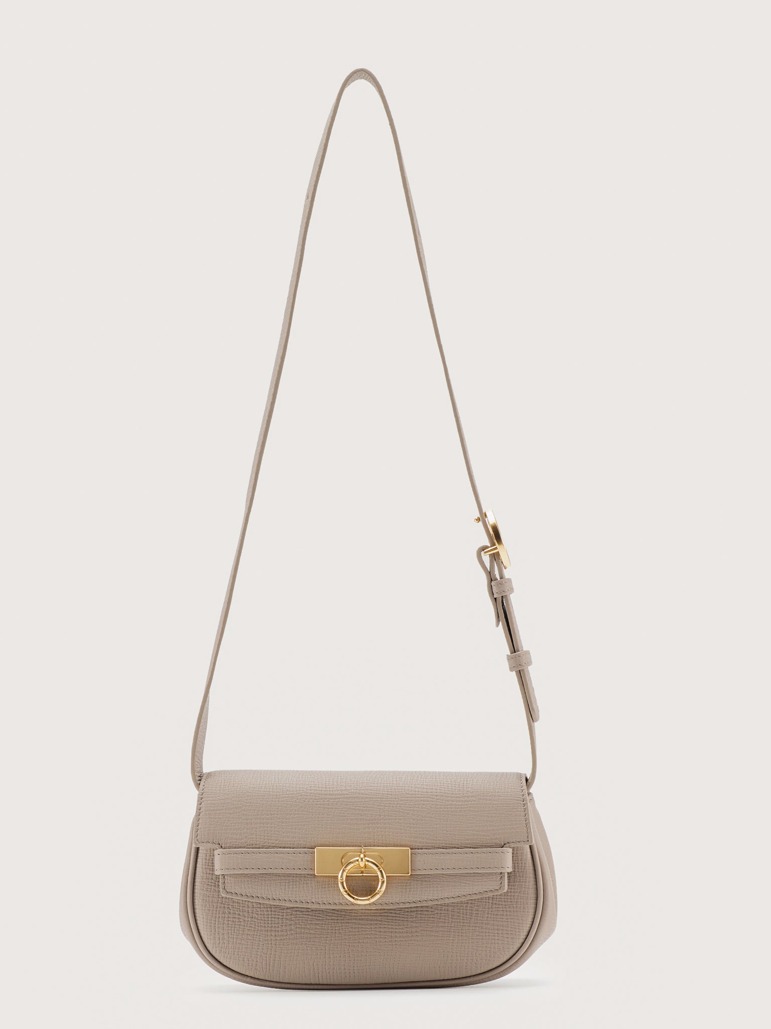 Unlocked Belt Bag in Taupe | Parisa Wang