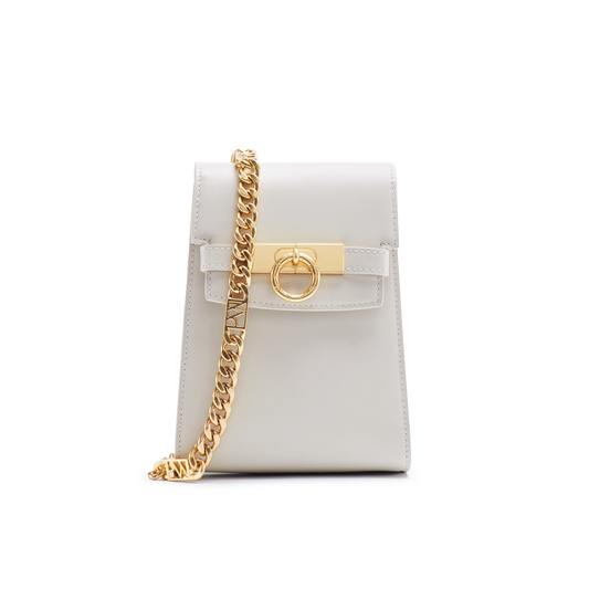 Unlocked Phone Bag in Cream | Parisa Wang 