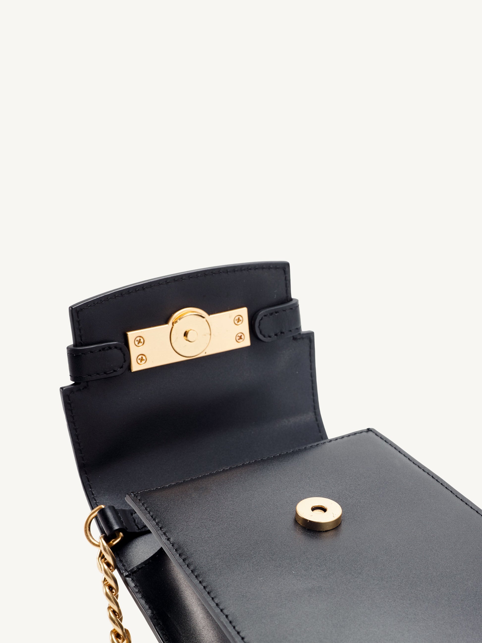 Unlocked Phone Bag in Black | Parisa Wang 