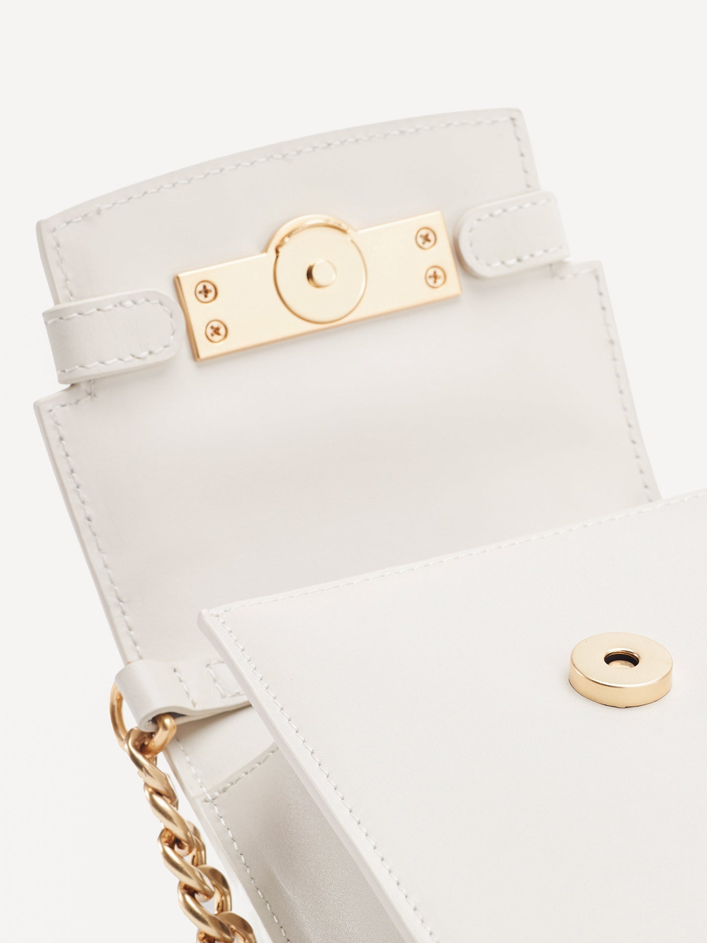 Unlocked Phone Bag in Cream | Parisa Wang 