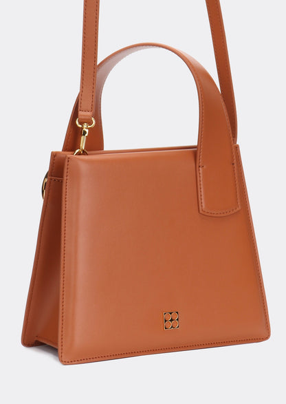 Enchanted Top Handle Bag in Camel | Parisa Wang