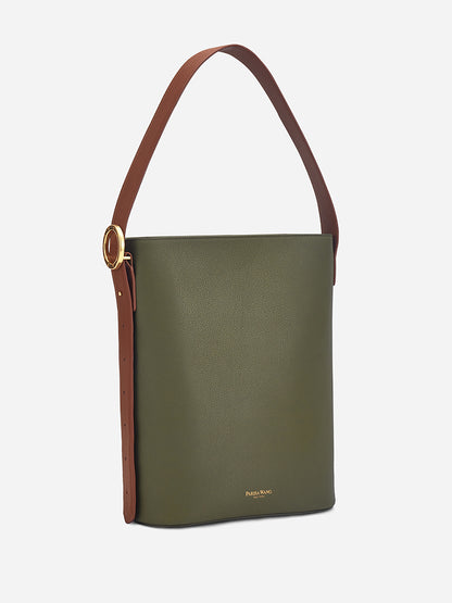 Allured Tote Bag in Olive Gray | Parisa Wang 