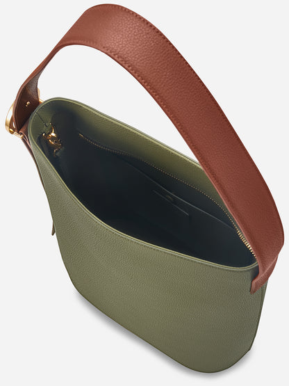 Allured Tote Bag in Olive Gray | Parisa Wang 