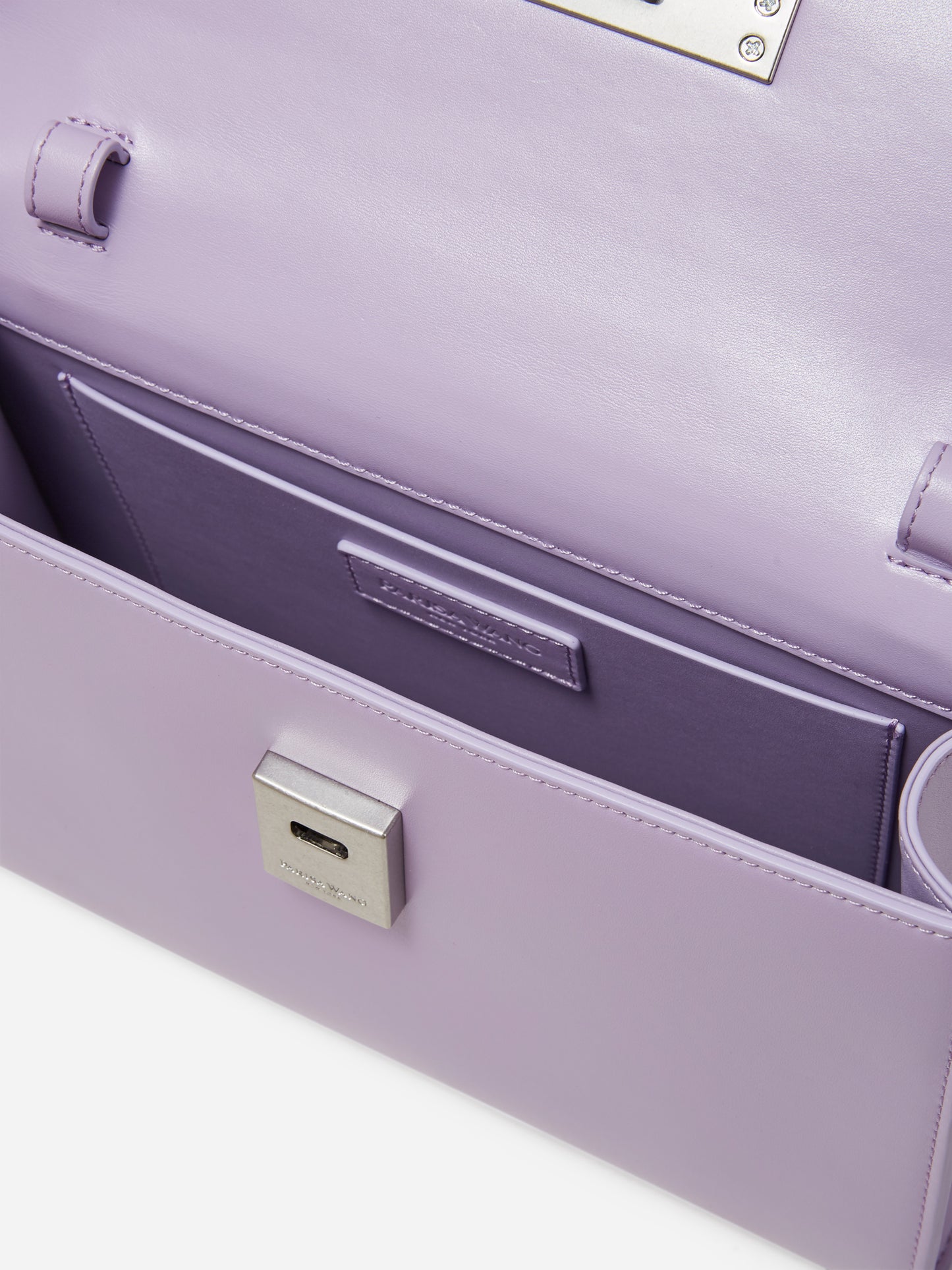 Unlocked Small Shoulder Bag in Lavender | Parisa Wang