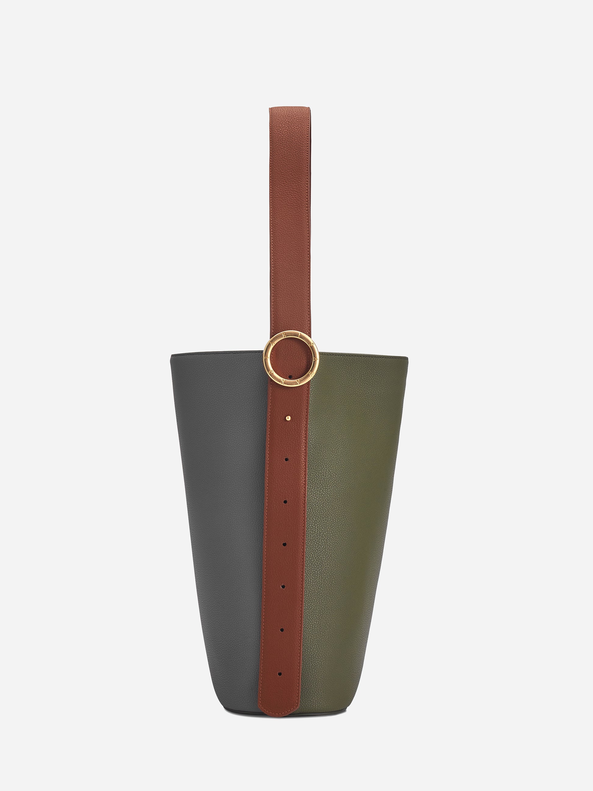Allured Tote Bag in Olive Gray | Parisa Wang 