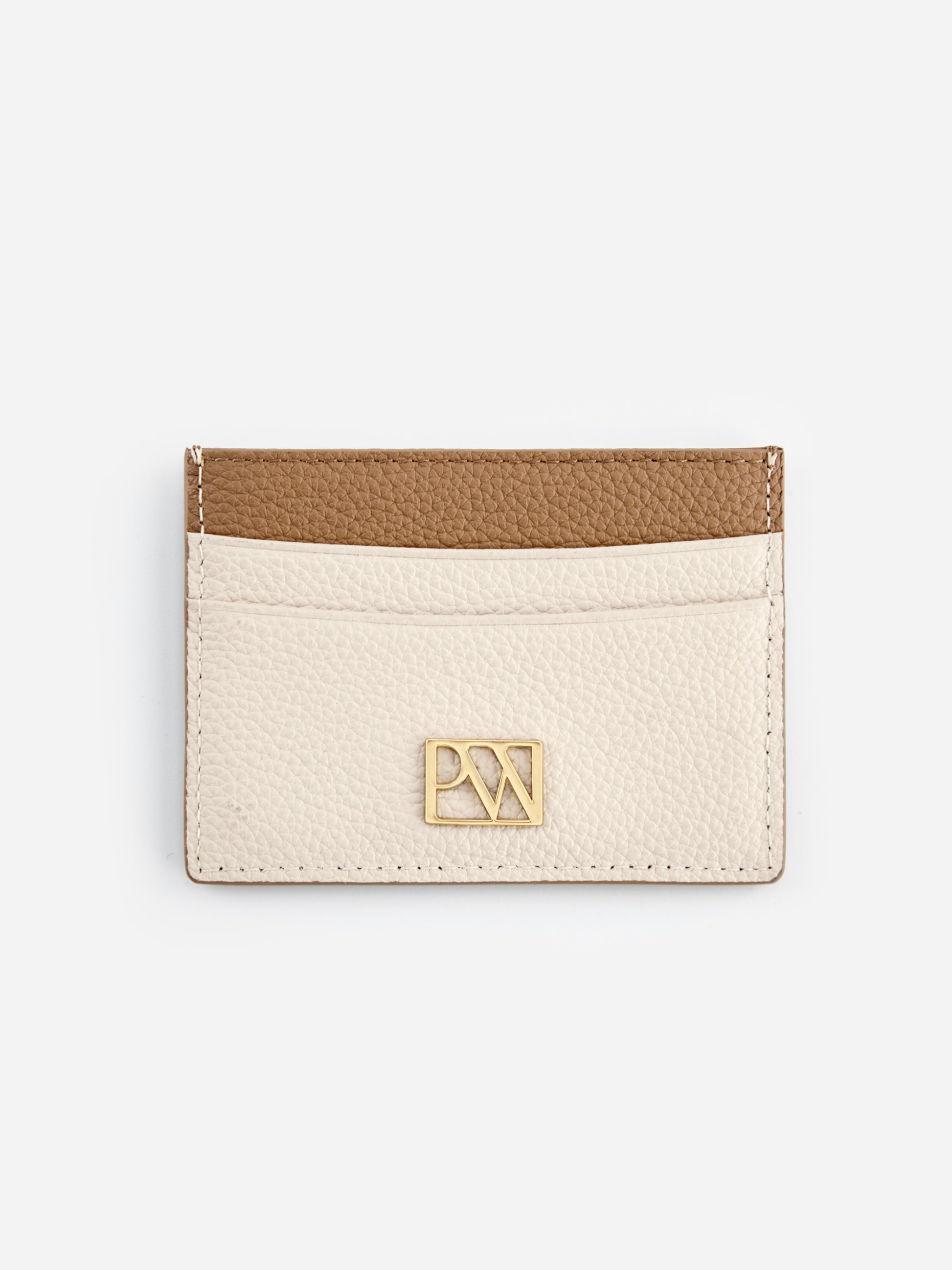 PW Card Holder in Cream Cappuccino | Parisa Wang | Featured