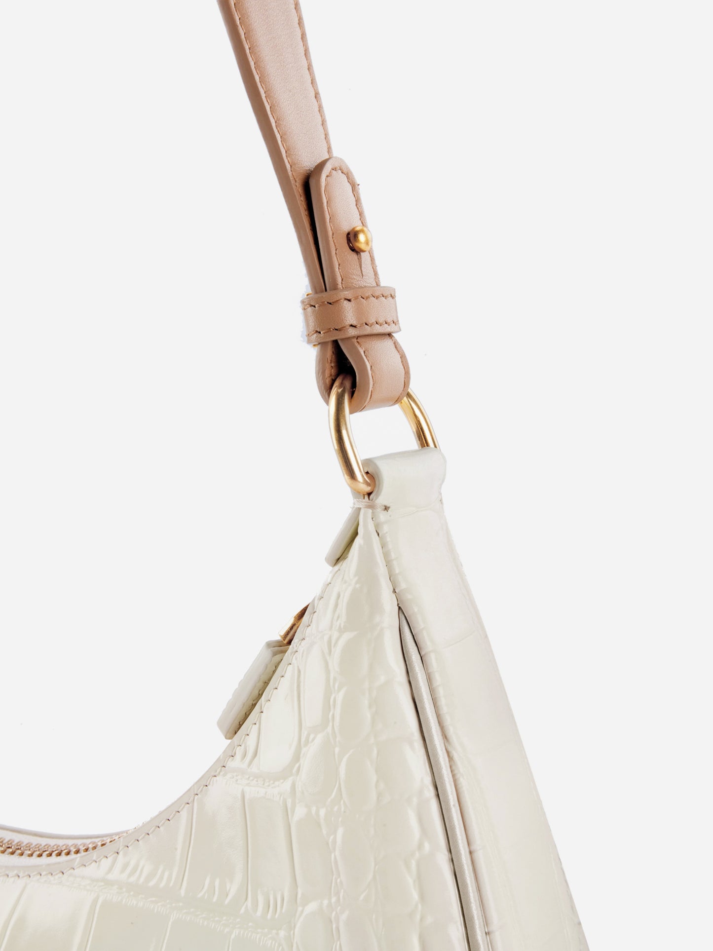 Mittelgroße Baguette-Tasche „Carrie“