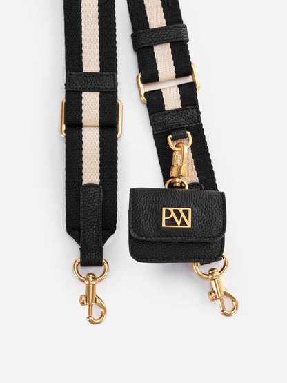 Webbing Shoulder Strap in Black | Parisa Wang 