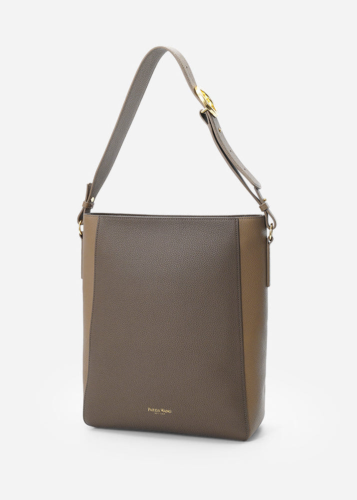 Allured Medium Tote Bag in Ebony | Parisa Wang