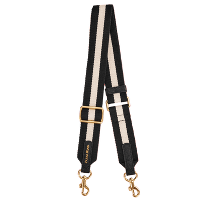 Webbing Shoulder Strap in Black | Parisa Wang 