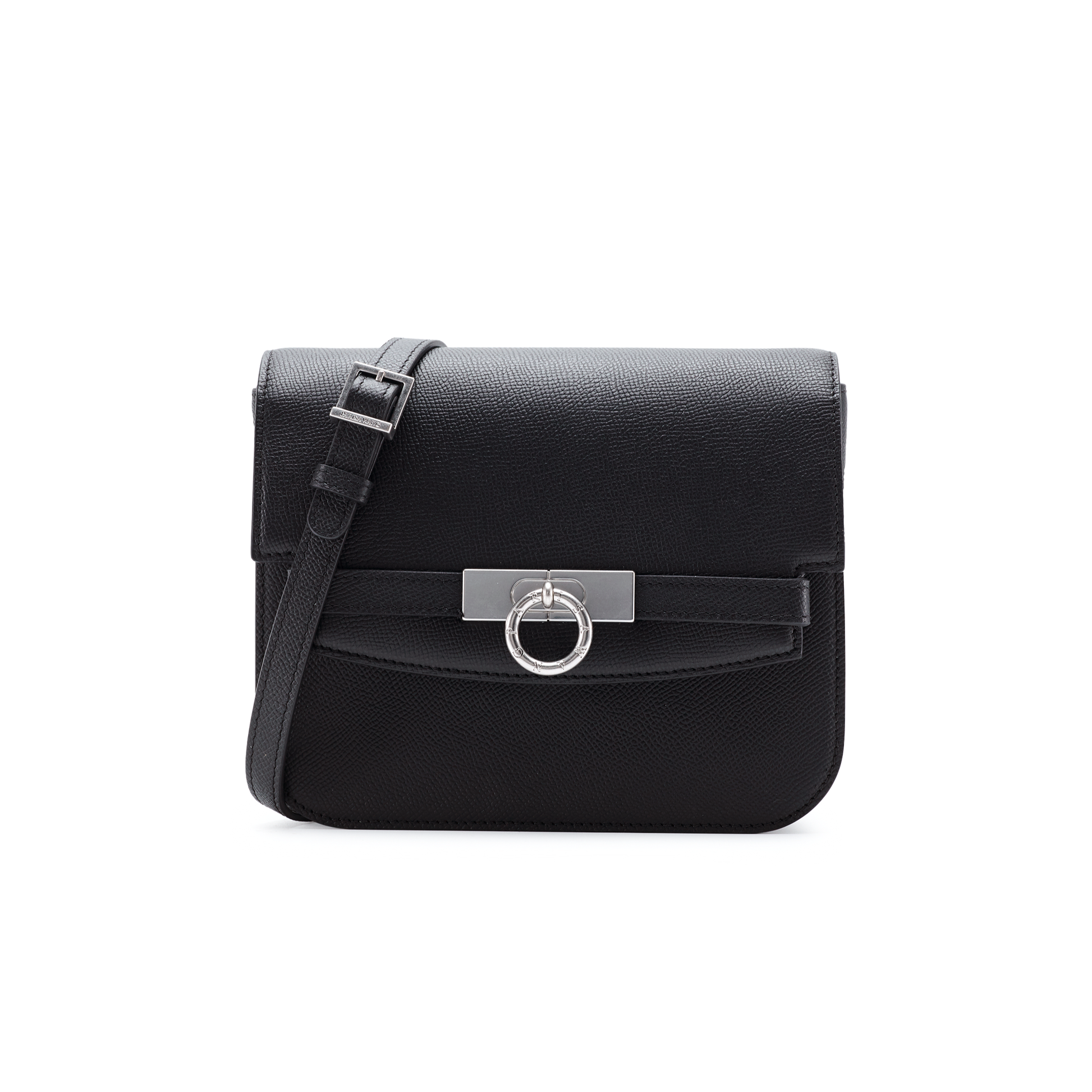 Unlocked Box Flap Bag in Black | Parisa Wang 