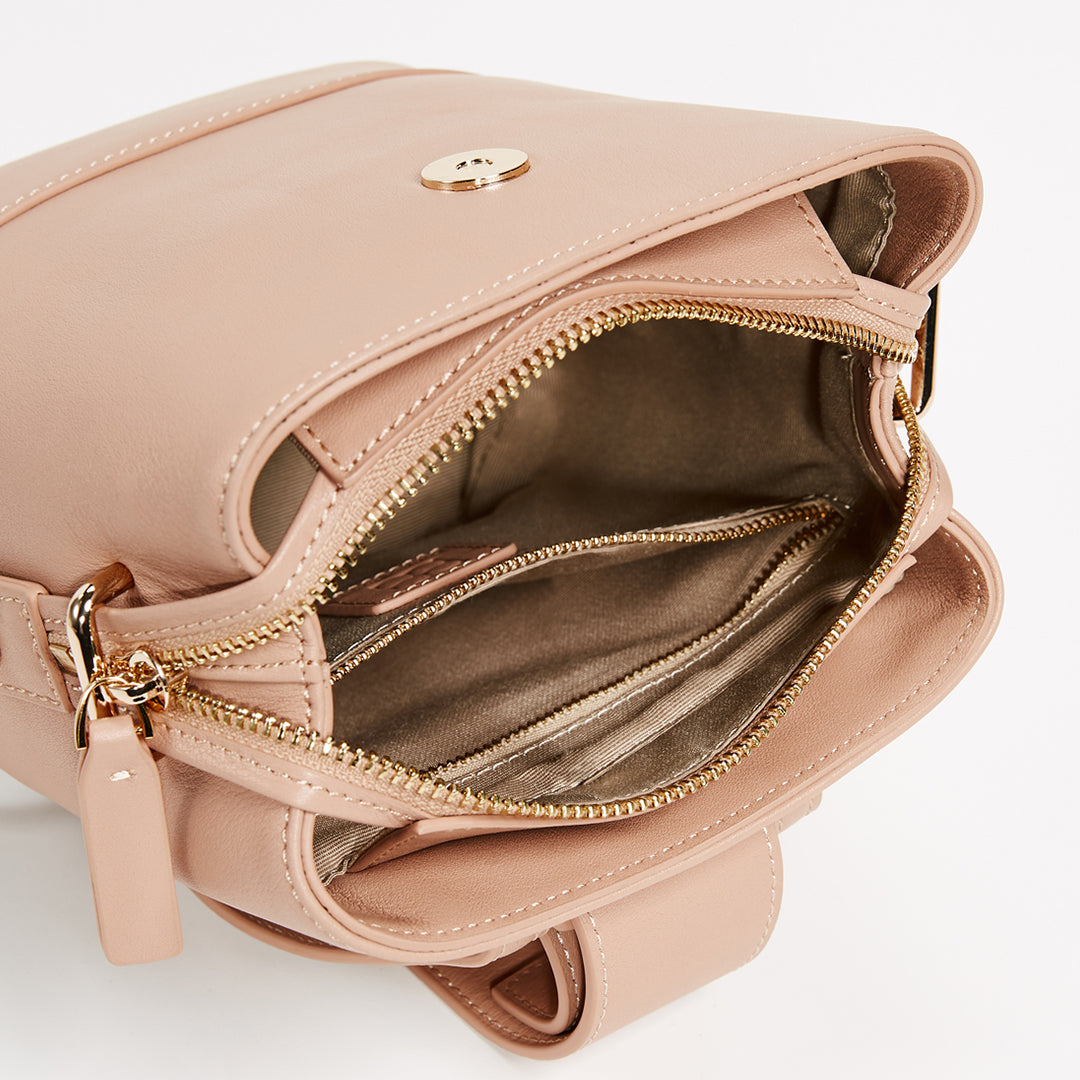 Addicted Mini Backpack in Beige | Parisa Wang