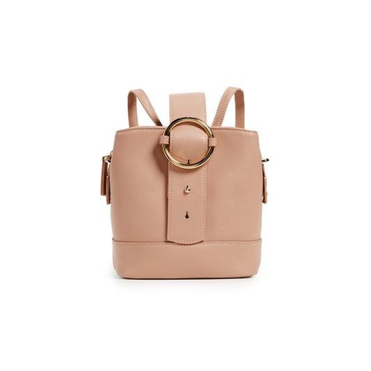 Addicted Mini Backpack in Beige | Parisa Wang