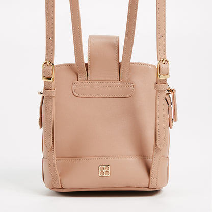 Addicted Mini Backpack in Beige | Parisa Wang