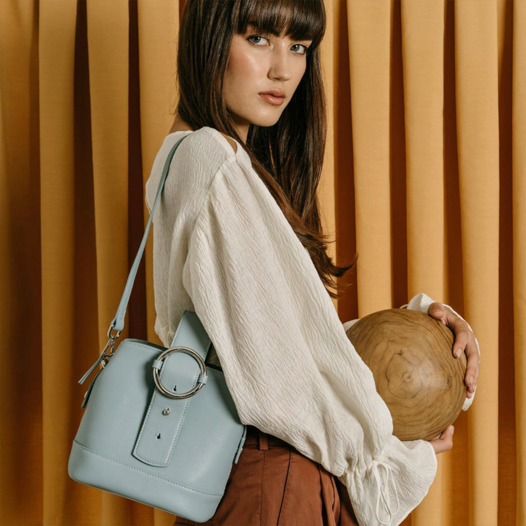 Addicted Mini Backpack in Cloudy Blue | Parisa Wang